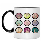 Кружка двухцветная