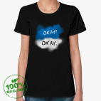 Женская футболка органик