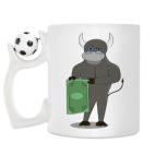 Кружка с футбольным мячиком