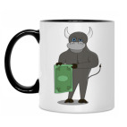 Кружка двухцветная