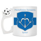 Кружка с футбольным мячиком
