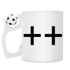 Кружка с футбольным мячиком