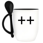 Кружка с ложкой