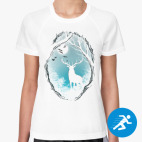 Женская спортивная футболка