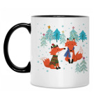 Кружка двухцветная