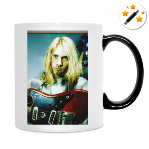 Кружка-хамелеон Kurt Cobain