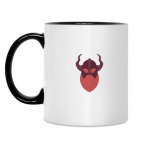 Кружка двухцветная