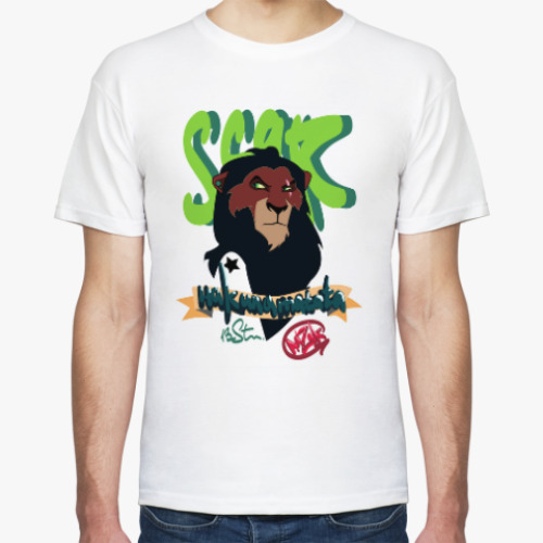 Футболка с принтом Шрам
