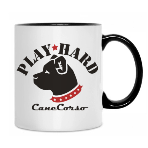 Кружка с принтом Cane Corso