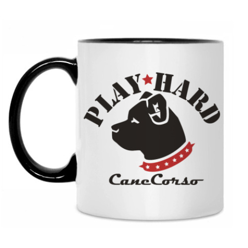 Кружка с принтом Cane Corso