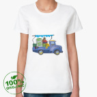 Женская футболка органик