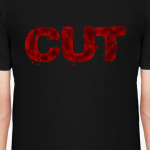 Порезанная надпись CUT