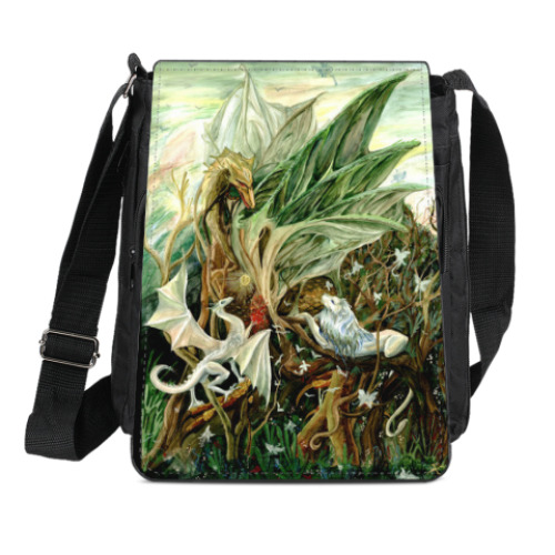 Сумка-планшет с принтом На ветвях Хаарага