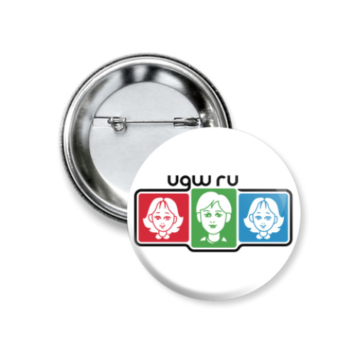 Значок 37мм UGW.ru
