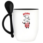 Кружка с ложкой