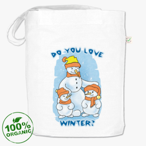 Сумка шоппер с принтом Winter is coming. Do you love it?