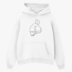 Толстовка худи оверсайз