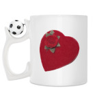 Кружка с футбольным мячиком