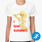 Женская спортивная футболка