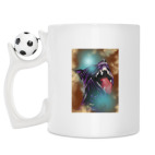 Кружка с футбольным мячиком