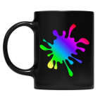 Кружка цветная UV-DTF