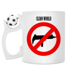 Кружка с футбольным мячиком