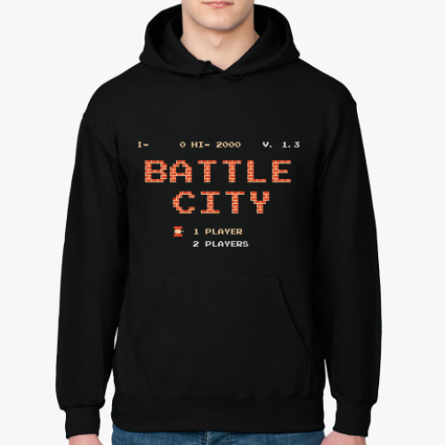 Толстовка худи с принтом Battle City