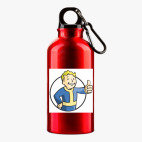 Металлическая бутылка 400 мл UV-DTF