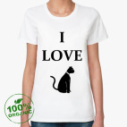 Женская футболка органик