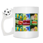 Кружка с футбольным мячиком