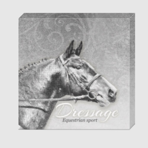 Холст с принтом Конный спорт, лошади. Dressage