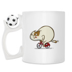 Кружка с футбольным мячиком