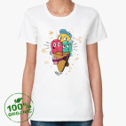 Женская футболка органик