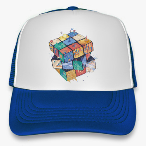 Кепка-тракер с принтом Кубик Рубика | Rubiks Cube