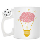 Кружка с футбольным мячиком