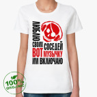 Женская футболка органик