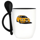 Кружка с ложкой