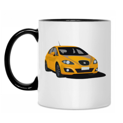 Кружка с принтом Машина