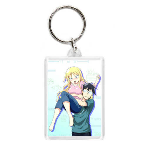 Брелок с принтом 'Каору и Хадзиме'