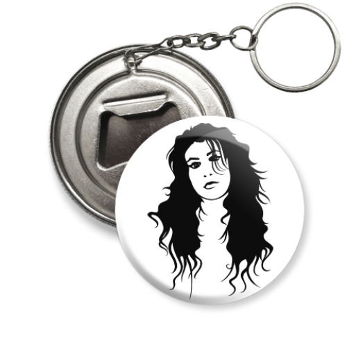 Брелок-открывашка с принтом Amy Winehouse