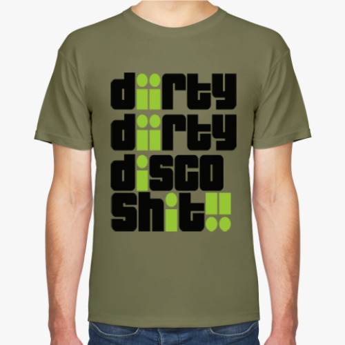 Футболка с принтом Грязное диско