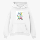 Толстовка худи оверсайз