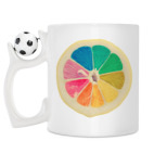 Кружка с футбольным мячиком