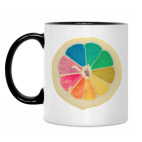 Кружка двухцветная