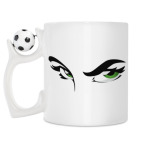 Кружка с футбольным мячиком