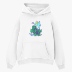 Толстовка худи оверсайз