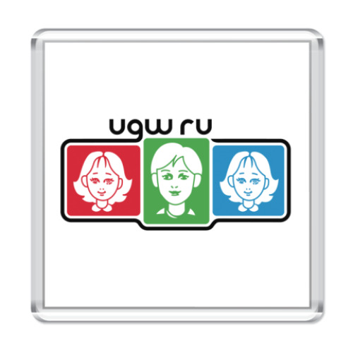 Магнит с принтом  UGW