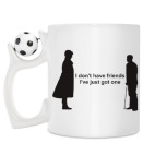 Кружка с футбольным мячиком