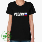 Женская футболка органик