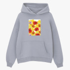 Толстовка худи оверсайз